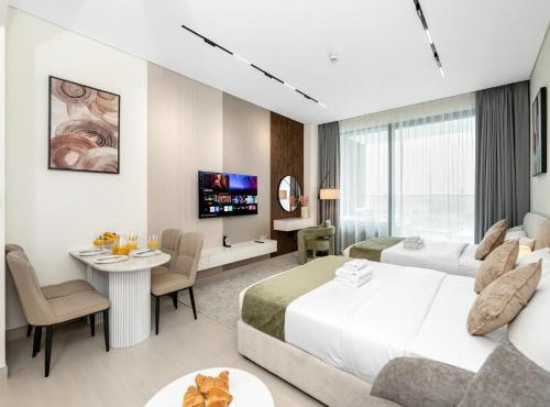 Spacious Studio with Balcony & Jacuzzi Trillionaire Residences, Business Bay in Dubai