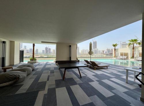 Stylish Studio in JVC with Pool, Gym, Balcony & Modern Comforts in Dubai