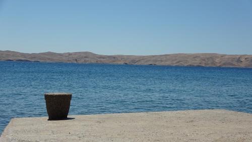 35 meters from sea Sweat house with garden in Karlobag